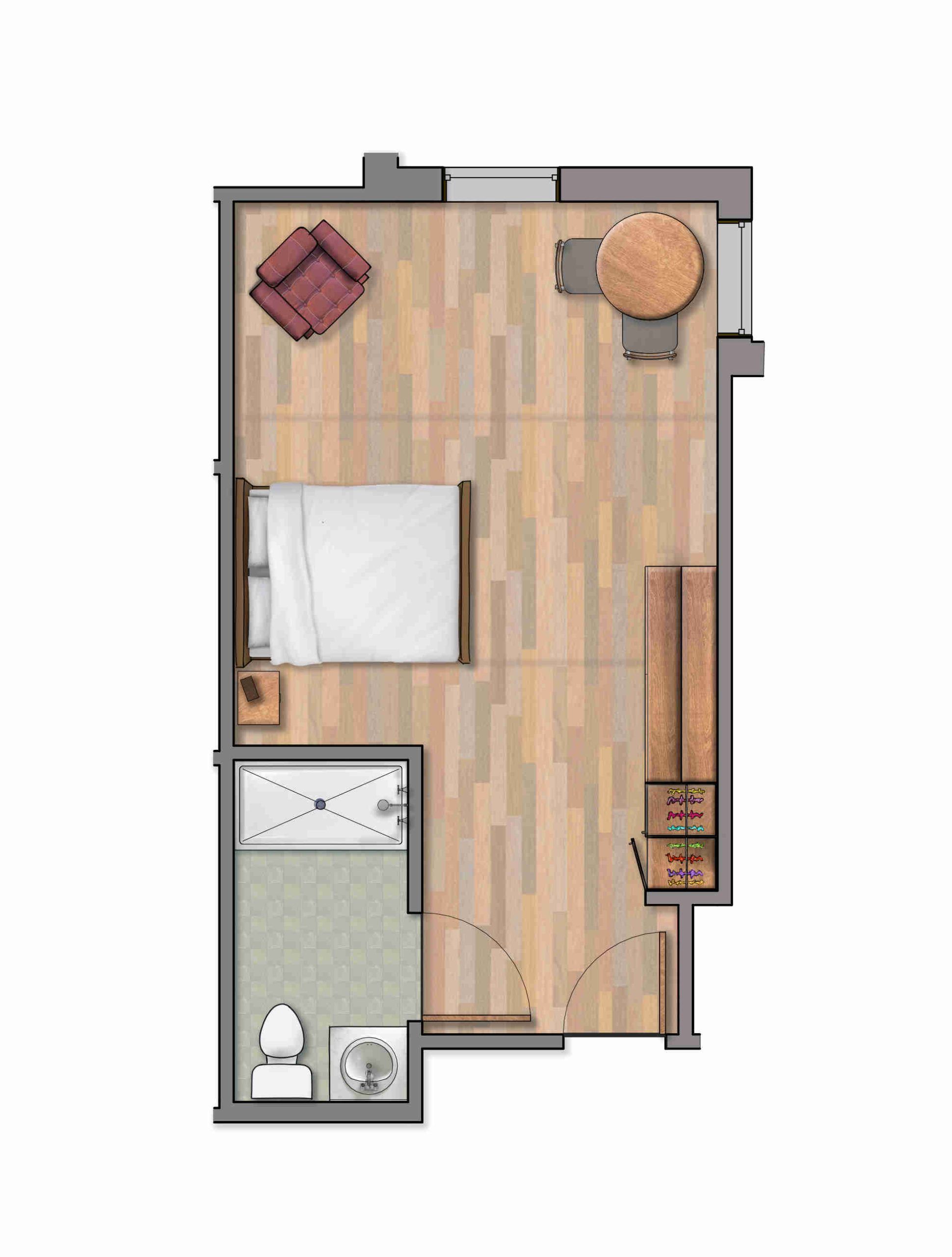 South Knoxville Senior Living - Studio Deluxe floorplans 1