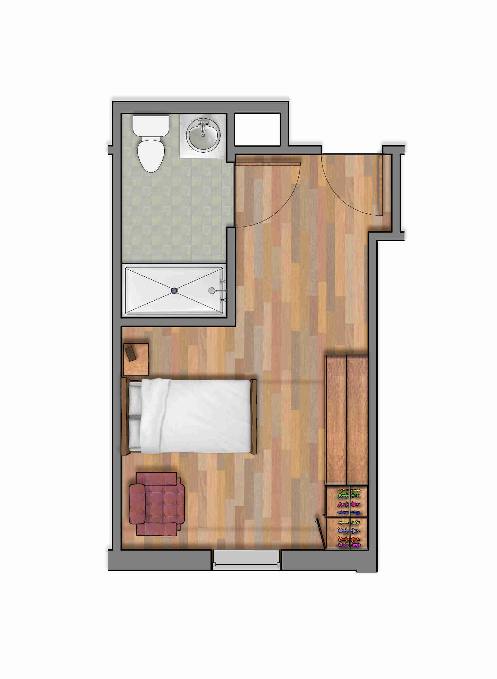 Studio Deluxe with Private Bath